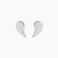Histoire d'Or Boucles D'oreilles Puces Kayli Argent Blanc
