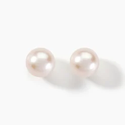 Boucles D'oreilles Puces Kesya Or Jaune Perle De Culture-Histoire d'Or Online