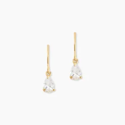 Histoire d'Or Boucles D'oreilles Puces Kalyne De Zirconium