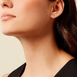 Histoire d'Or Boucles D'oreilles Puces Kristjan Or Jaune