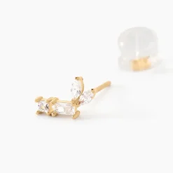 Histoire d'Or Boucles D'oreilles Puces Lizaveta Or Jaune Oxyde De Zirconium