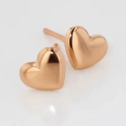 Boucles D'oreilles Puces Lison Or Rose-Histoire d'Or Outlet