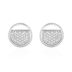 LAETIZIA Boucles D'oreilles Puces Clara Argent  Oxyde De Zirconium