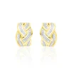 Boucles D'oreilles Puces Leopoldine Or Jaune Diamant-Histoire d'Or Clearance