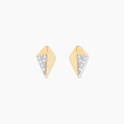 Boucles D'oreilles Puces Lizia Or Jaune Diamant-Histoire d'Or Best