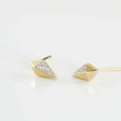 Boucles D'oreilles Puces Lizia Or Jaune Diamant-Histoire d'Or Best