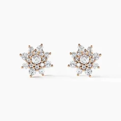 Boucles D'oreilles Puces Lorraine De Zirconium-Histoire d'Or Sale