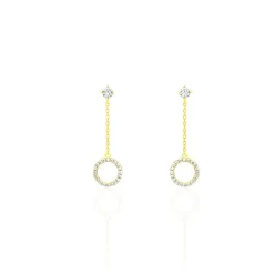 Boucles D'oreilles Puces Lim Or Jaune-Histoire d'Or Clearance