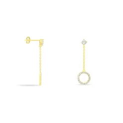 Boucles D'oreilles Puces Lim Or Jaune-Histoire d'Or Clearance