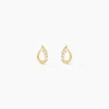 Boucles D'oreilles Puces Lisianthus Or Jaune Oxyde-Histoire d'Or Outlet