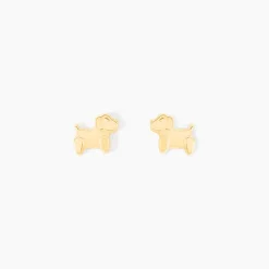 Histoire d'Or Boucles D'oreilles Puces Lassi Or Jaune