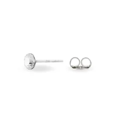 Histoire d'Or Boucles D'oreilles Puces Loeiza Argent Blanc Oxyde De Zirconium