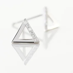 Boucles D'oreilles Puces Lorena De Zirconium-Histoire d'Or New