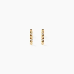 Histoire d'Or Boucles D'oreilles Puces Marcellus Or Jaune Diamant