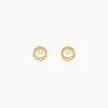 Boucles D'Oreilles Puces Mette Or Jaune Oxyde De Zirconium-Histoire d'Or New