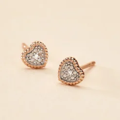 Boucles D'oreilles Puces Mon 1er Diamant-Histoire d'Or Outlet