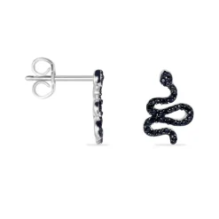 Histoire d'Or Boucles D'oreilles Puces Muses Argent Blanc Oxydes De Zirconium