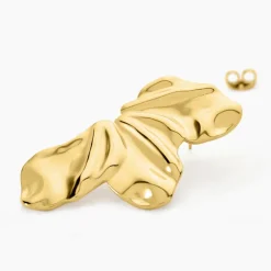 Boucles D'oreilles Puces Myria Acier Jaune-Histoire d'Or Best