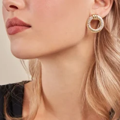 Histoire d'Or Boucles D'oreilles Puces Martela Or Jaune