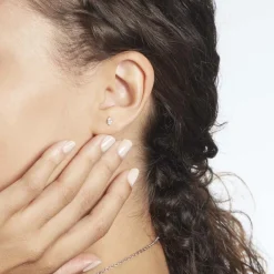 Boucles D'oreilles Puces Muflier Or Jaune Oxyde-Histoire d'Or