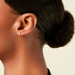 Boucles D'Oreilles Puces Mon 1Er Diamant Or Jaune Diamant-Histoire d'Or Online