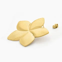 Boucles D'oreilles Puces Maora Acier Jaune-Histoire d'Or Outlet