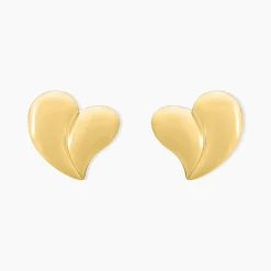 Boucles D'oreilles Puces Madlie Acier Jaune-Histoire d'Or Discount