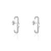 Histoire d'Or Boucles D'oreilles Puces Mabella Argent Blanc Oxyde De Zirconium