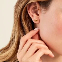 Histoire d'Or Boucles D'oreilles Puces Niko Or Jaune