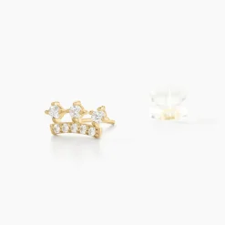 Histoire d'Or Boucles D'oreilles Puces Narelle Or Jaune Oxyde De Zirconium
