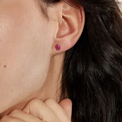 Histoire d'Or Boucles D'oreilles Puces Ovale