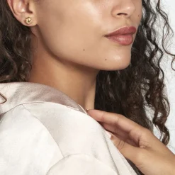 Histoire d'Or Boucles D'oreilles Puces Or Jaune Guermana