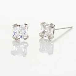 Boucles D'oreilles Puces De Zirconium-Histoire d'Or Clearance