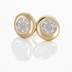Boucles D'oreilles Puces Or Jaune Laurissa Diamants-Histoire d'Or Discount