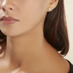 Boucles D'oreilles Puces Or Jaune Laurissa Diamants-Histoire d'Or Discount