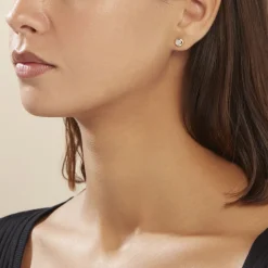 Boucles D'oreilles Puces Or Jaune Laurissa Diamants-Histoire d'Or Discount