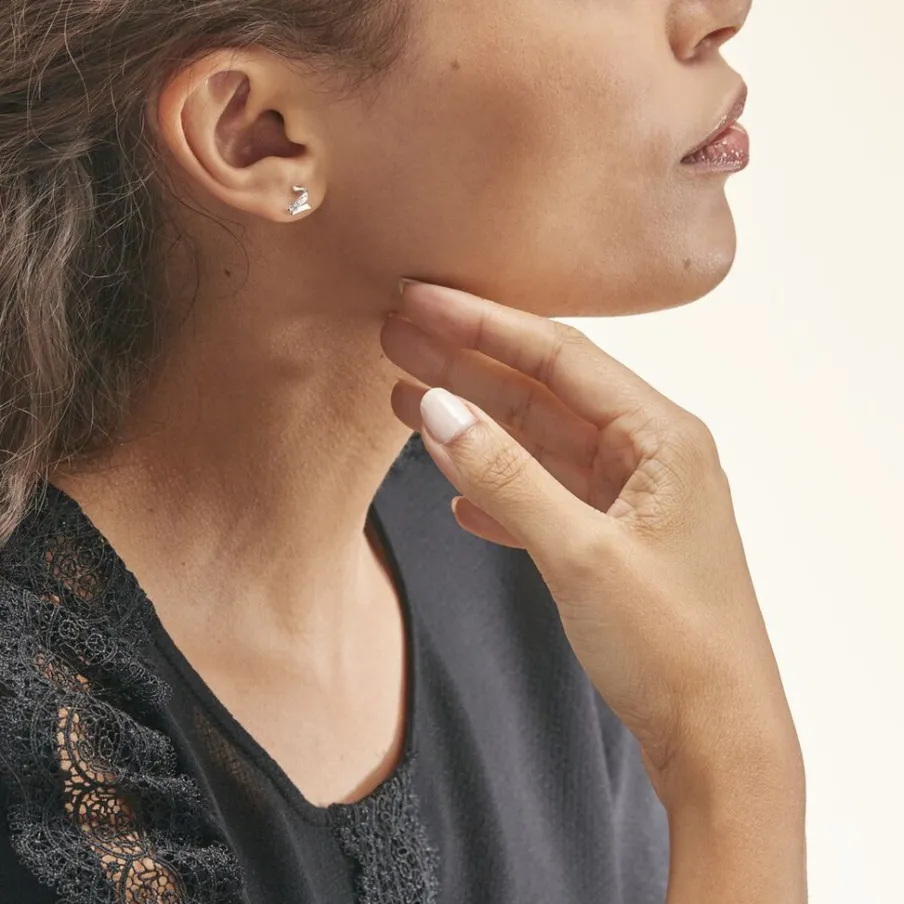 Histoire d'Or Boucles D'oreilles Puces Ouassima