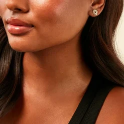 Histoire d'Or Boucles D'Oreilles Puces Otieno Or Jaune Diamant