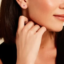 Histoire d'Or Boucles D'oreilles Puces De Zirconium