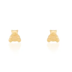 Boucles D'oreilles Puces Ours Or Or Jaune-Histoire d'Or Discount