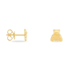 Boucles D'oreilles Puces Ours Or Or Jaune-Histoire d'Or Discount