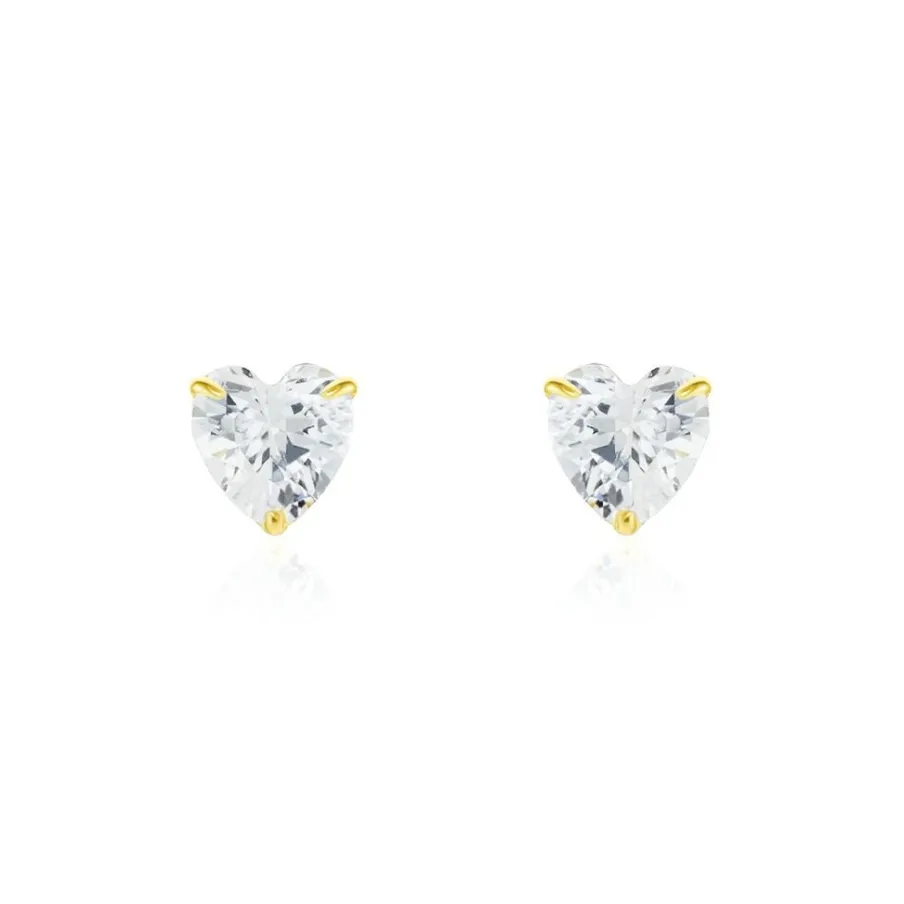 Histoire d'Or Boucles D'oreilles Puces Or Jaune Katherine Oxyde De Zirconium