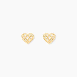 Histoire d'Or Boucles D'oreilles Puces Or Jaune Cicolluis