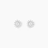 Histoire d'Or Boucles D'oreilles Puces Oliviane Argent Blanc Oxyde De Zirconium
