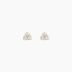 Histoire d'Or Boucles D'oreilles Puces Or Jaune Oxydes De Zirconium