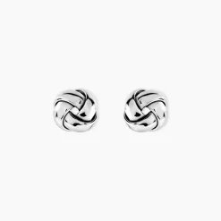 Histoire d'Or Boucles D'Oreilles Puces Orane Argent Blanc