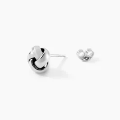 Histoire d'Or Boucles D'Oreilles Puces Orane Argent Blanc