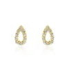 Boucles D'oreilles Puces Or Jaune Oxydes De Zirconium-Histoire d'Or Clearance