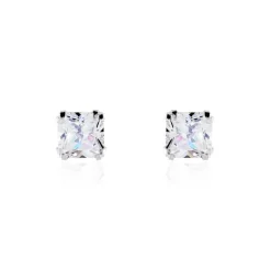 Histoire d'Or Boucles D'oreilles Puces Or Blanc Doreen Oxydes De Zirconium