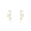 Histoire d'Or Boucles D'oreilles Puces Osip Or Jaune Oxyde De Zirconium